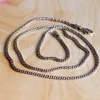 Chains Pure Silver Necklace For Women 2023 Fashion Thai Jewelry Women's 1.5mm 2.5mm Blast Valley Chain