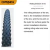 s Wanda Compass Kompass Mountain Bike 24 26 27.5 29*2.1 Coffee Bicycle Accessories Wear-Resistant Tire 0213