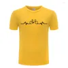 T-shirts pour hommes cyclisme vélo vélo-cadeau d'anniversaire hommes été à manches courtes col rond coton T-shirt décontracté Homme T-shirt Homme