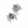 Charms Bk 200 Pcs /Lot 28X27 Mm 3D Spider Pendant Antique Sier Bronze Colors Drop Delivery 202 Dhnv6