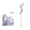 Decorative Flowers Artificial Flower Bouquet Silk Sweet Pea Fake Plant Home Decor Wedding Decoration