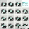 Cílios falsos cílios 3d Mink Eyelash 25mm 5d Natural Big Volumn Volumn Luxury Makeup Dramatic Lashes Drop Deliver