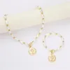 Necklace Earrings Set LUIZADA 2023 Jun Selling Accessories Wedding Jewelry For Women Real Baroque Pearl Coin Portrait Suit Bracelet