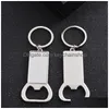 An￩is -chave sublima￧￣o em branco Buckle Metal Bottle abridor de keyring Mulheres homens j￳ias de moda 2 2 YFA Q2 Drop Delivery Dhfko