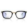 Designer ch occhiali da sole in cornici di cuore di moda Nuovi occhiali di titanio puro in titanio Pure Trend lente piatti Myopia occhiali cromati Luxury Anti Blue Light Spectacles Cross 6itx