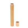 Storage Boxes 1Pc Natural Bamboo Toothbrush Tube Holder Case