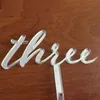 Party Decoration Acrylic Wedding Table Number Seat Card Cake Topper Signs Decorative Digital Direction