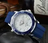 Handledsklockor för män 2023 Nya herrklockor Alla Dial Work Quartz Watch High Quality Top Luxury Brand Chronograph Clock Watch Band KM3