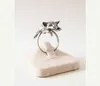 Ringas de banda feita artesanal de gato retrô fofo anel de gato de gato bebê anel de animal de estimação Sweetheart Lovel Animal Ring Girl Jóias G230213