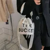 Avondtassen winter zachte faux bont dames de bucket tas modeontwerper dames handtassen hoogwaardige pluizige crossbody schouder