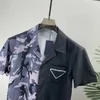 Men's Polos designer Brand casual spring and summer new color chest pocket letter printing men's suit collar short sleeve plus size G71O