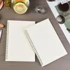 A4 Spiral Book Coil Notebook To-Do Lined DOT Blank Grid Paper Journal Diary Sketchbook For School Supplies Stationery