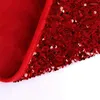 Christmas Decorations SEWS-Christmas Tree Collar 77Cm Glitter Sequin Ring Skirt Plastic Sheet Decoration