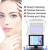 14 In 1 Gesichtspflege Schönheitsmaschine Dermabrasion Peelig Hautreinigung Gesichtsbehandlung Ultraschall HF Mikrodermabrasion Sauerstoffpistole