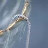 Silver Sparkling Gypsophila Adjustable Chain Bracelet Bangle For Women Fine Fashion Jewelry Wedding Party Gift