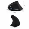 Mice CHYI Wired Vertical Mouse Ergonomic Optical Gaming Mice 800120020003200 DPI USB LED Light Computer Mause Gamer With Mouse Pad J230213