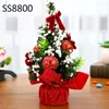 Decorações de Natal 20cm Tree Bedroom Desk Decoração Mini Desktop Toy Office Home's Children's Gift