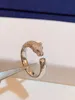 Designer Ring Woman Man Man Unh Nail Love Band Moda Ring For Women Stones parafuso J￳ias de luxo Casal do casal de joalheria Silver Gold Rings com bolsa K01