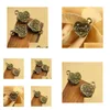 Charms 200 Pcs Heart Shaped Pendant Antique Bronze Color With Cookie Good For Diy Craft Jewelry Making Drop Delivery 202 Dhdes