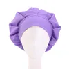 Bonnets Bonnet / Casquettes de crâne 2023 Casquette de gommage de travail unisexe réglable avec bouton de protection des oreilles broderie d'électrocardiogramme imprimé floral Davi22