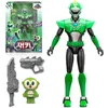 Action Toy Figures est Mini Force Transformation Toys with Sound and Light Action Figures MiniForce X Symulacja zwierząt Dinosaur Mini Agent Toy 230213