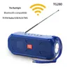 Taşınabilir Hoparlörler Bluetooth Uygun Hoparlör Destek Güneş Şarjı Süper Bas Stereo Subwoofer LED El Feneri ile Radyo Alıcı