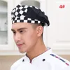 Berets Cook Männer Frauen Küche Bäcker Chef Cap Unisex Baskenmütze Hut Catering 9 Farben YLM9934