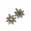 Charms Bk 120 pcs/lot 34x30mm pendentif soleil bon pour bricolage artisanat fabrication de bijoux 2 couleurs livraison directe 202 Dh2Aq