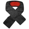 Bandanas unisexe écharpe chauffante électrique hiver réglable USB charge chaud or velours cou plus chaud pour hommes femmes