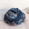 Scarves 2023 Est Voile Leaf Print Shawls Wrap Women Long Soft Floral Beach Scarf Hijab