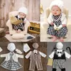 Keepsakes 1 Set Funny born Baby Pography Props Costume Infant Girls Cosplay Grandma Clothes Po Shooting Hat Outfits Drop 230211