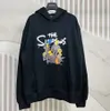 Designer Balanciaga Femmes Sweat à capuche Nouveau dessin animé américain en peluche épaissie Automne et hiver Mode pour hommes et femmes 3XL Balencaigaity