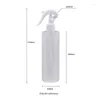 Förvaringsflaskor 250 ml tom plast kosmetiska behållare mus trigger spray pump makeup vit svart flaskmist sprayer 25 st/parti