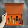 Deodorante antitraspirante per set per profumo donna 10 ml 5 pezzi vestito edp alta qualità odore diverso regalo perfetto con regalo B Dhbsx