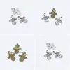 Charms BK 300 PCS Lot 22x16mm Jag älskar fotboll Fotboll Pendant Bra för DIY Craft Jewelry Making Drop Delivery 202 DHFOG