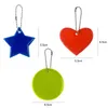 Keychains Safety Reflector Pendant - 12 / 24 Pack Reflective Gear With Bead Chain