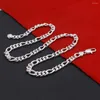 Chains Fashion 925 Sterling Silver Necklace For Men Creative Jewelry Whips Chain. Mother And Child Chain.male Wide 8MM