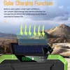 Alto -falantes portáteis do alto -falante Bluetooth manivela de manivela solar AM/FM LED de emergência Display Lanterna IPX5 Provércia de água 5000mAh Bank