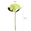 Dekorativa blommor 3/5st White Hydrangea Wedding Diy Bouquet Faux Silk Holding With Stems Baby Shower Party Office Table Decor