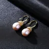 Pearl Dangle Earrings 도금 18K 골드 브랜드 보석류 복고풍 팰리스 여성 마이크로 세트 지르콘 S925 여성 웨딩 파티 발렌타인 데이 선물 SPC를위한 실버 이어 후크 귀걸이