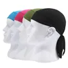 Casquettes de cyclisme Hommes Femmes Casquette Pirate Sport En Plein Air Bandanas Couleur Pure Moto Foulard Ciclismo Randonnée Course Foulard Chapeaux