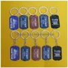 Sleutelringen 2024 Trump Keychain US President Verkiezingsvlag Hanger Roestvrij staal Tags Ill zijn Back Keyring 2910 Q2 Drop Delivery Jewel Dhtje