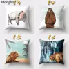 Oreiller Hongbo 1 pièces mignon dessin animé ours housse de lit taie d'oreiller pour voiture canapé siège décor à la maison
