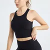 Yoga Outfit Women's Skin-friendly Breathable Fully Supported Pull-up And Tight Skin Contoured High Neck Soft Training Sports Running Bra