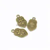 Charms BK 300 PCS SHIELD Pendant Antik Sier Tone Bronze 24x14mm Bra för DIY Craft Jewelry Making Drop Delivery DHFKB