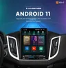 Bil dvd Radio Multimedia Player Android 11 för Hyundai Azera 2011 2012 Tesla Style Carplay GPS Navigation Huvudenhet Stereo 2din BT