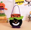 Nya Halloween Pumpkin Bucket Cartoon Vampire Black Cat Ghost Witch Handväskor Halloween Candy Bag Party Present Candy Väskor