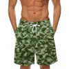 Heren shorts Heren Spring Summer Casual broek bedrukt sportstrand met zakken lang bord onder knie