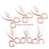 Charms Bk 1000Pcs Scissor Pendants Shear Connector For Diy Jewelry Handmade Making Accessorie 14X29Mm Drop Delivery 2 Dhtrp