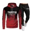 Men's Tracksuit Luxury 2 Piece Set Casual Hoodies Sweatshirt Sweatpants Suit Teens Sports Print Jogging